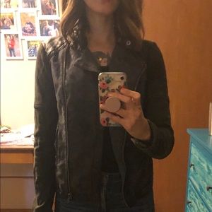 Free People Jacquard Moto Jacket